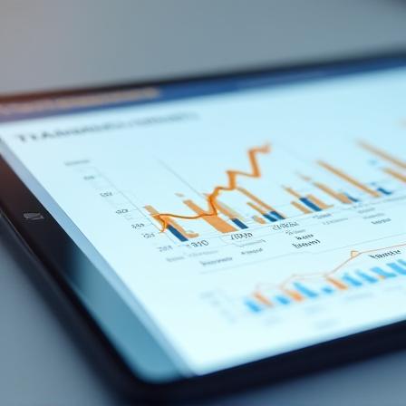 Gráficos de crecimiento y éxito empresarial